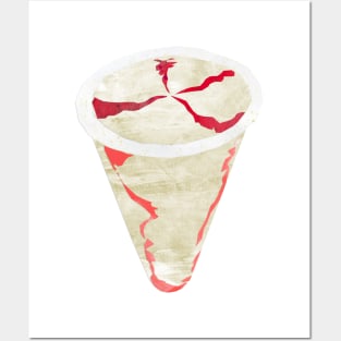 Ice lolly - raspberry ripple cup Posters and Art